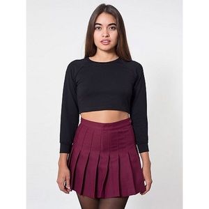 Original American Apparel Maroon Tennis Skirt